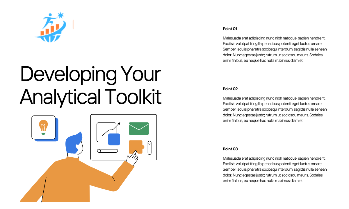 Image of a young man studying Developing Your Analytical Toolkit